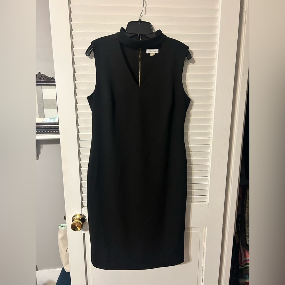 Calvin Klein Black Sleeveless Dress